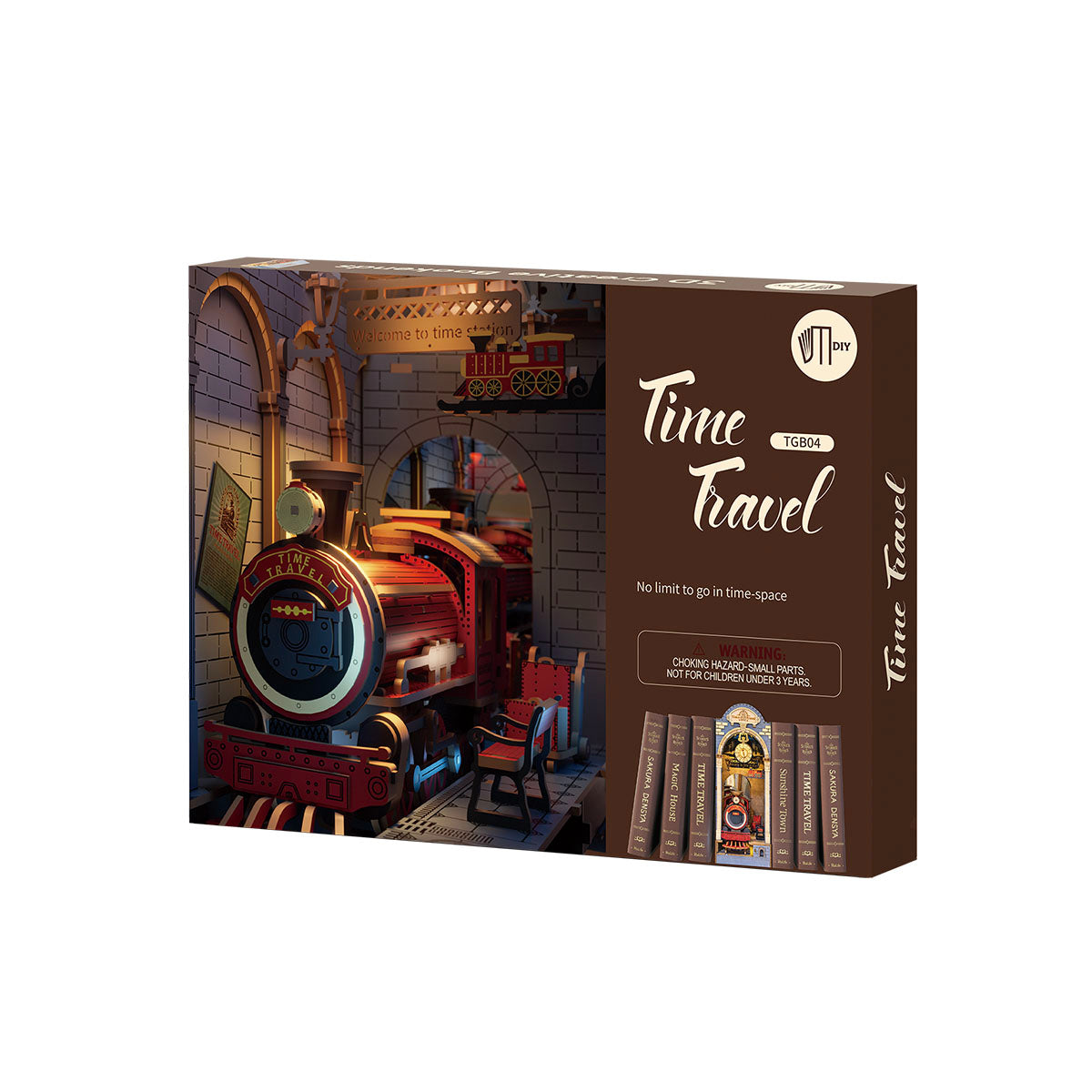 Rolife Time Travel DIY Book Nook Shelf Insert TGB04