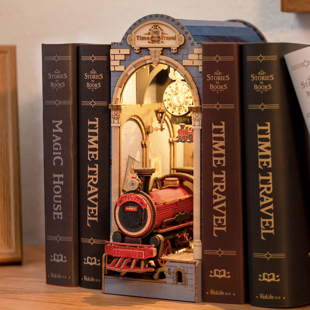 Rolife Time Travel DIY Book Nook Shelf Insert TGB04