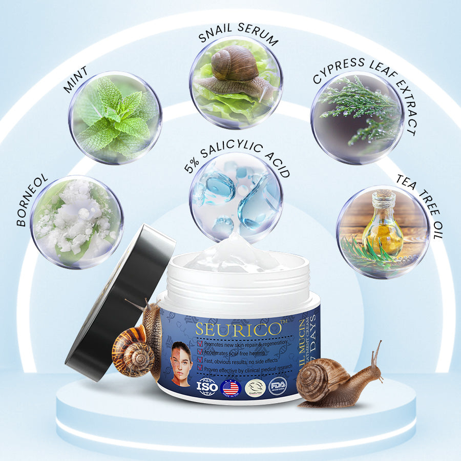 Seurico™ Snail Mucin Skin Treatment Cream (AAD Recommended👨⚕️)💖💟