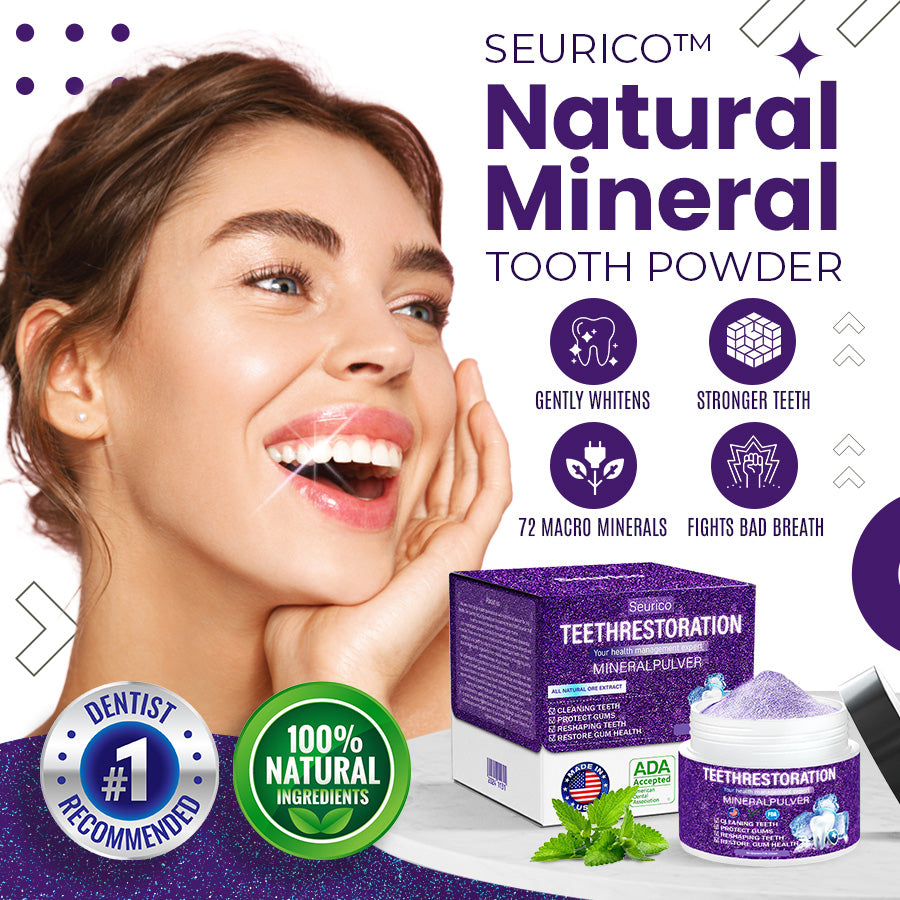 Seurico™ Natural Mineral Tooth Powder 🧑🏽⚕️TGA-Certified