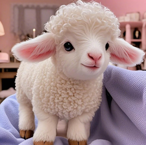 š LambieSoft⢠Adorable Plush Lamb - Your Cuddly Toy Lamb
