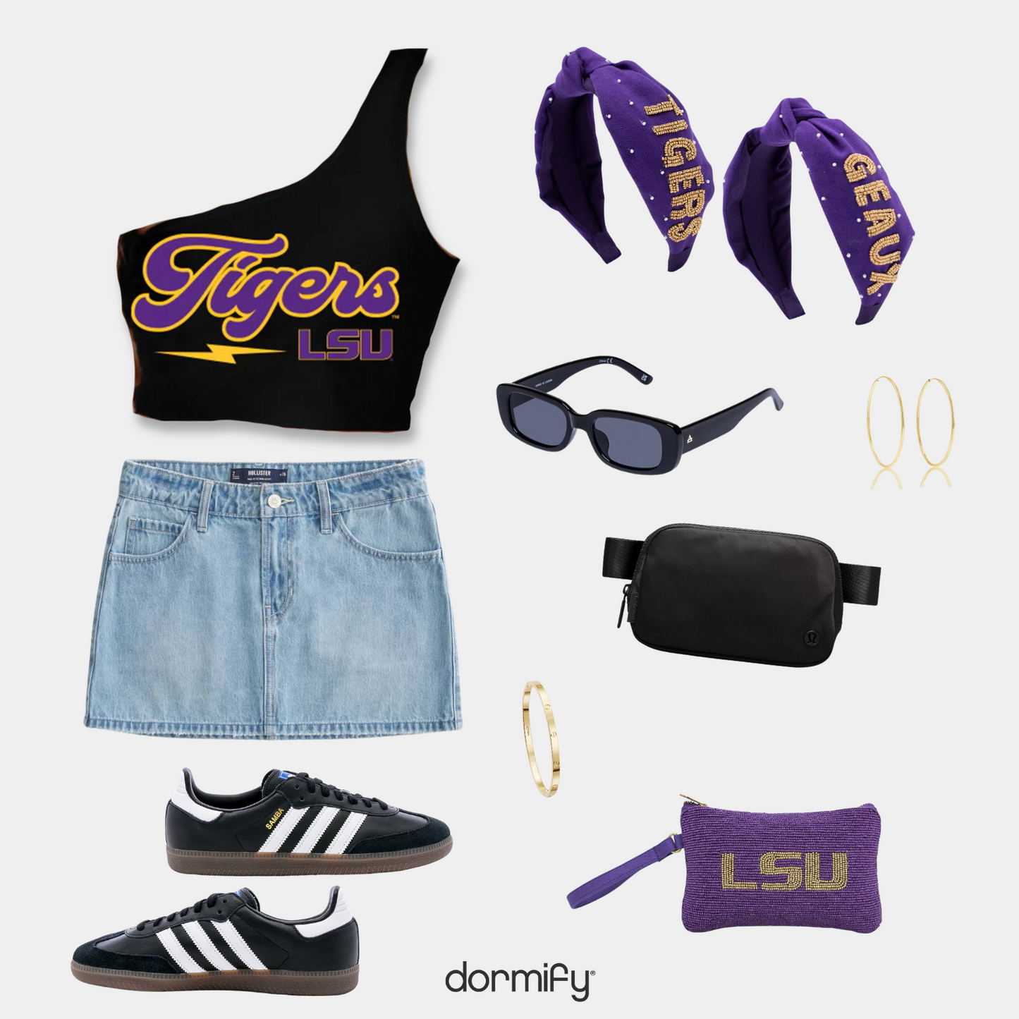 LSU Beaded Accessory Case