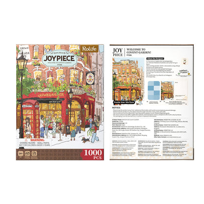 Rolife Welcome to Covent Garden 1000 Piece Jigsaw Puzzle PT006
