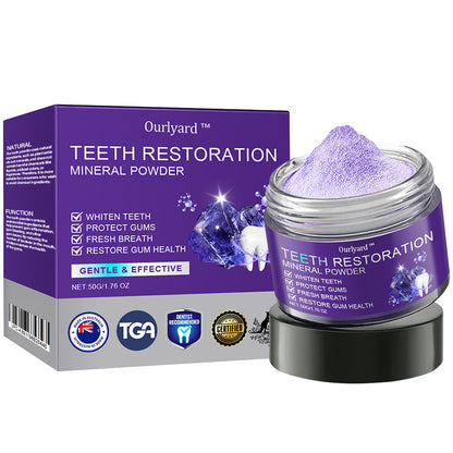 ✅Official Store | Ourlyard™ Tooth Health Mineral Powder🧑🏽‍⚕️TGA-Certified (for the treatment of periodontitis and oral ulcers, prevention of tooth loss, and repair of gum recession)