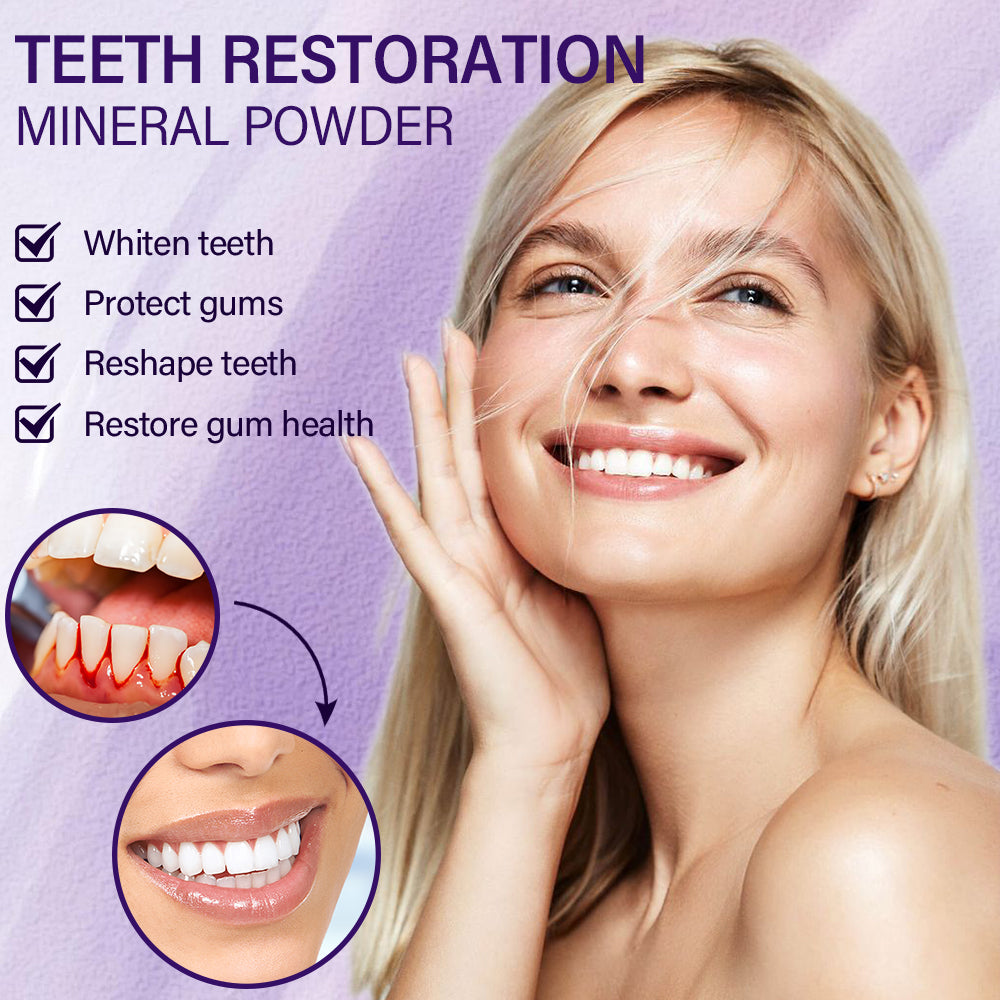 ✅Official Store | Ourlyard™ Tooth Health Mineral Powder🧑🏽‍⚕️TGA-Certified (for the treatment of periodontitis and oral ulcers, prevention of tooth loss, and repair of gum recession)