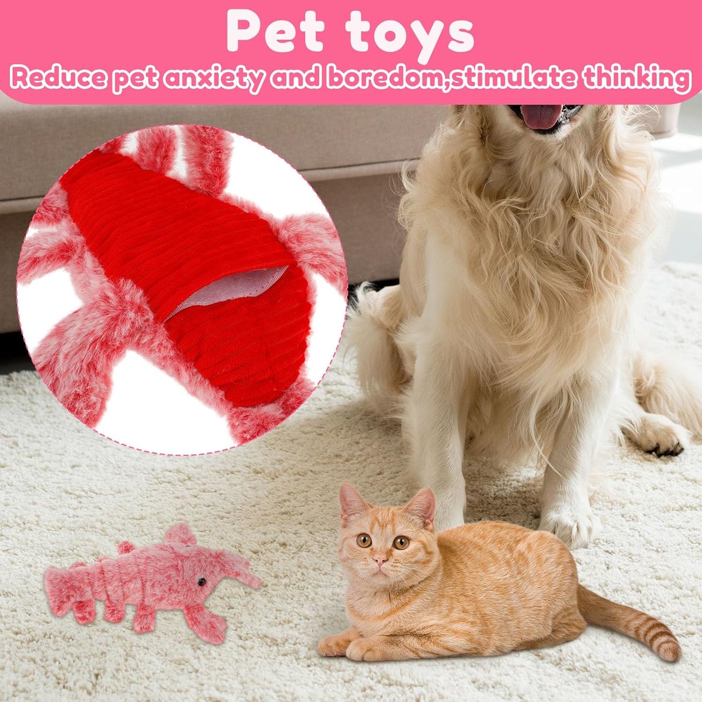 Floppy Lobster - Interactive Dog Toy