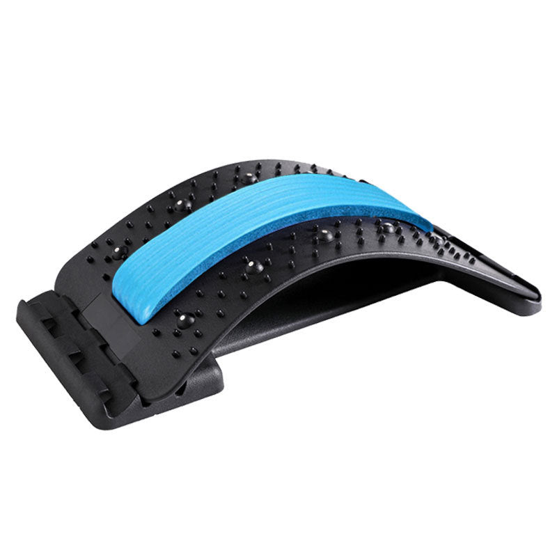 Back Stretecher for Lower Back Pain Relief - 4 Level Adjustable Lumbar Back Cracker Board