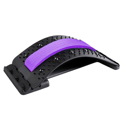 Back Stretecher for Lower Back Pain Relief - 4 Level Adjustable Lumbar Back Cracker Board