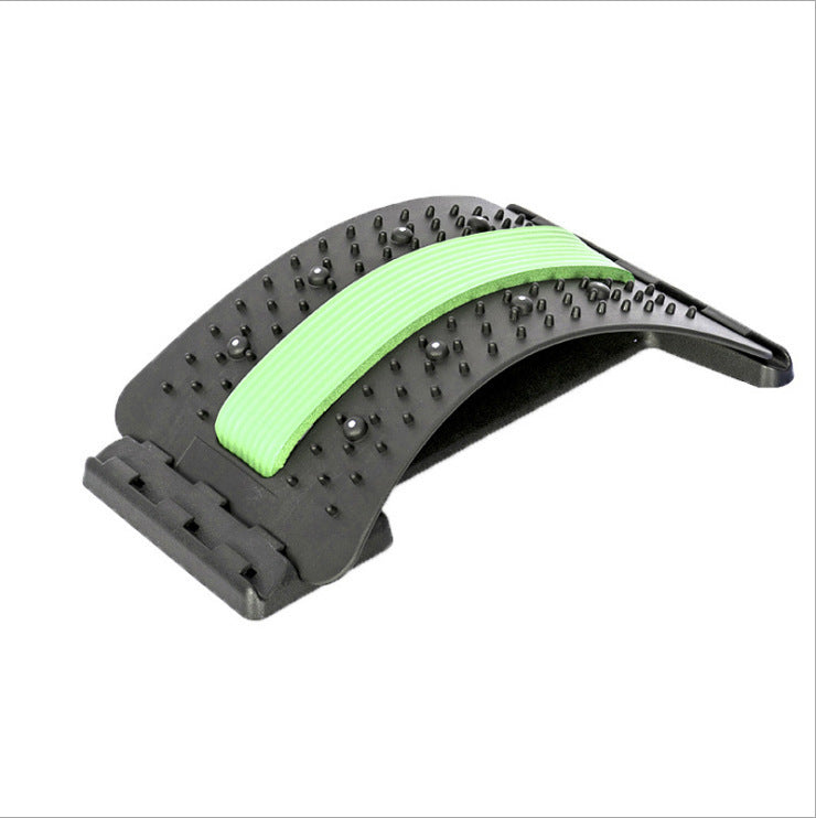 Back Stretecher for Lower Back Pain Relief - 4 Level Adjustable Lumbar Back Cracker Board