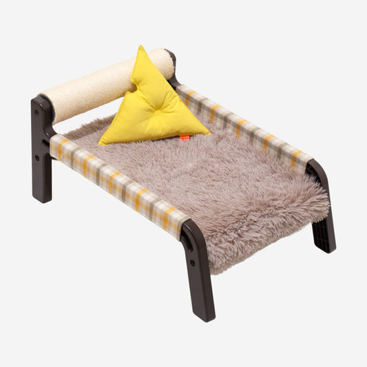 Elevated Cat Bed With Scratching Post