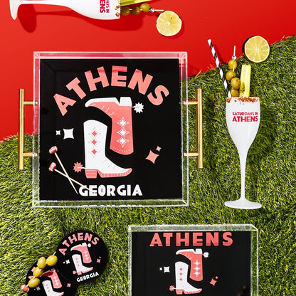 Georgia Kickoff College Town Acrylic Drink Coasters