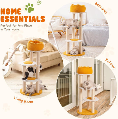 Fried Egg Cat Tree