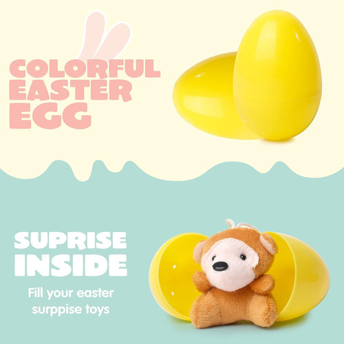 🐰 🐇12/24/36 Pcs Easter Eggs Filled with Plush Friends